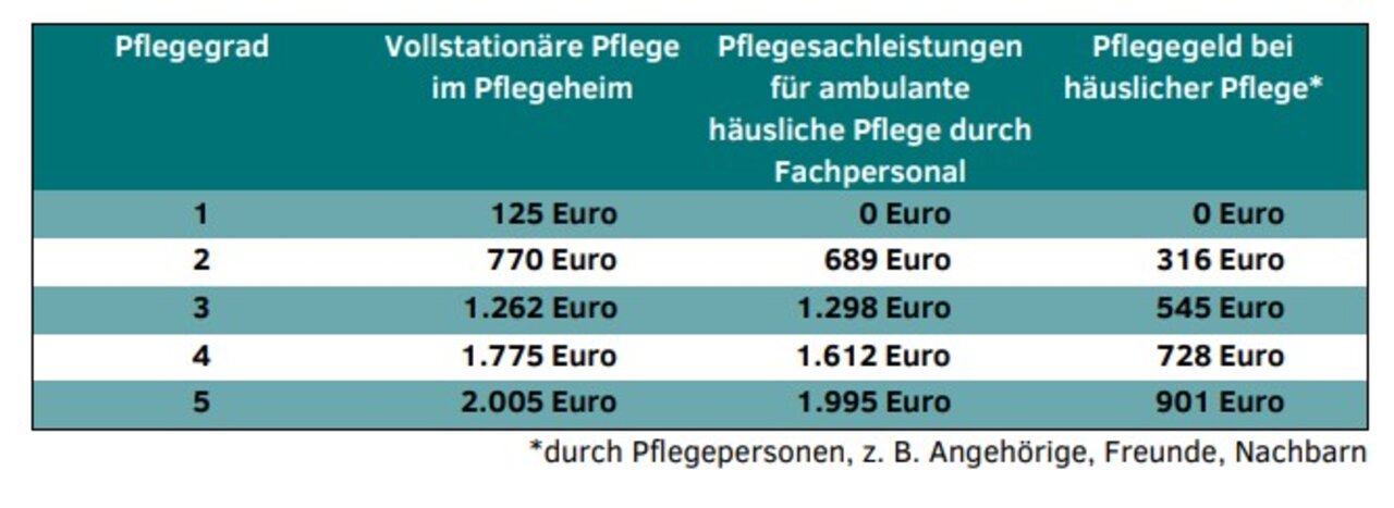 © BdV-Infoblatt Private Pflegezusatzversicherung